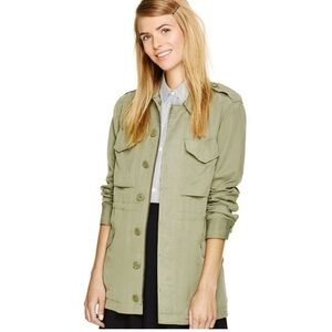 Aritzia Sunday Best Bellow Military Utility Jacket in Green Sz Large